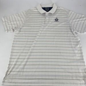 Adidas‎ ClimaCool Mens Golf Polo Shirt XXLarge White Blue Brown Plaid
